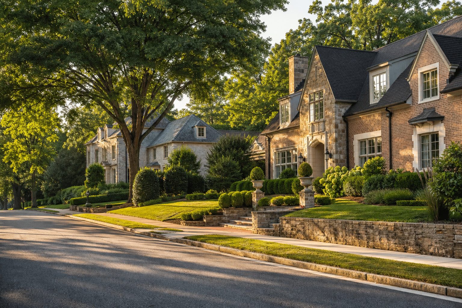 Buckhead, Atlanta streetscape (illustrative)
